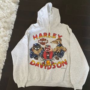Authentic Harley Davidson Looney Tunes Hoodie